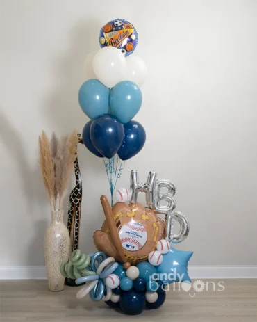 Baseball lover balloon gift surprise, a perfect gift for baseball fans, ideal for birthdays, celebrations, or special occasions