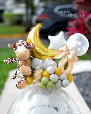 Safari - New Baby Arrival Stuffed Balloon