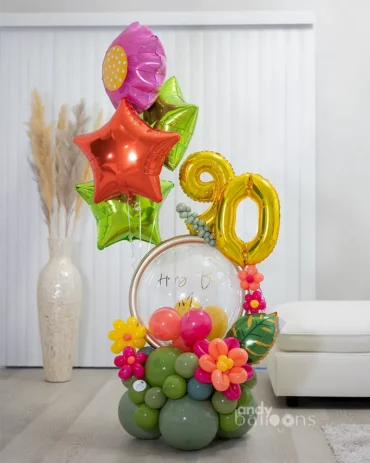 Havana Nights themed balloon display, perfect for party decoration, a fun surprise, or a tropical gift idea