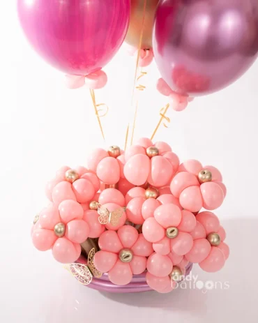 Prestige Floral Balloon Bouquet
