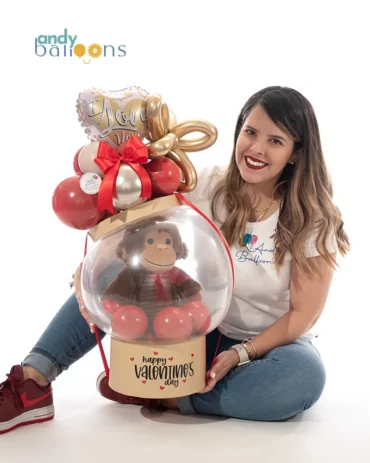 Stuffed Balloon with Plush