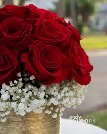 Elegant Red Roses Arrangement